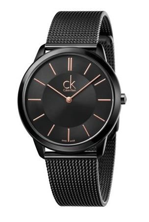 Black Ck Watch Minimal Calvin Klein Meta Minimal Black Analog Watch 25200455