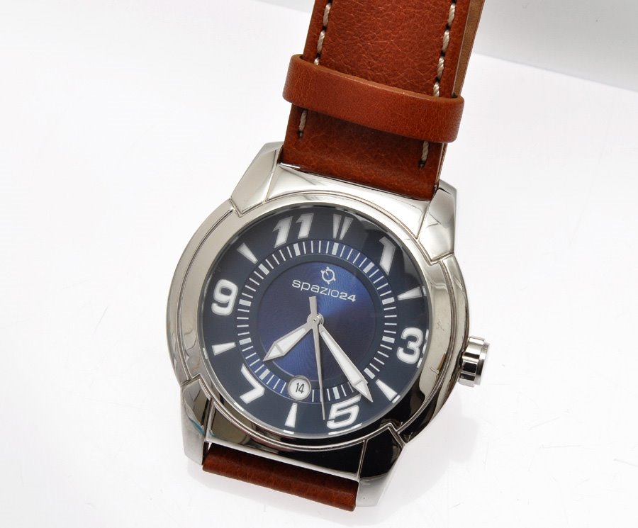 SPAZIO 24 OROLOGIO da polso Uomo al Quarzo con cinturino in