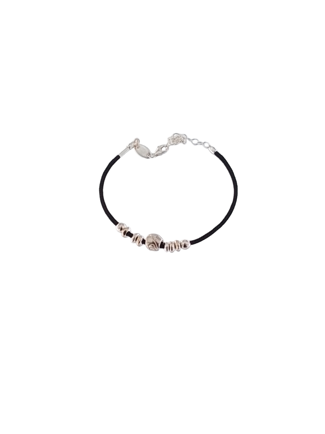 Dosha Bracciale Unisex In Argento 925 Con Pietra Vulcanica E Quarzo – Modello Neti-Neti DSH186