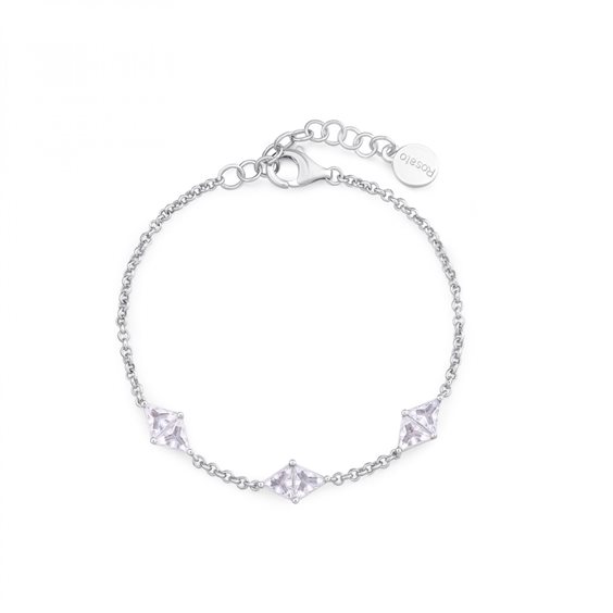 Bracciale Donna Tennis Colorato In Argento Rosato - BR186