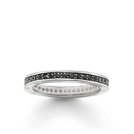 Thomas Sabo Anello Unisex In Argento 925 - Larghezza 54, Design Semplice Ed Elegante - 2