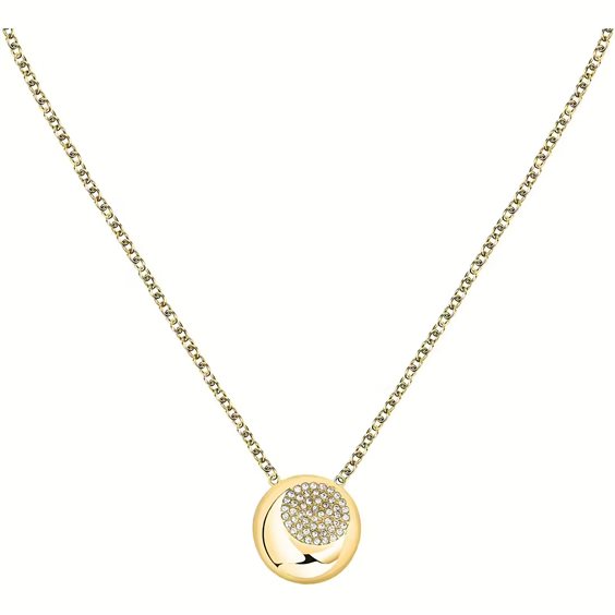 TRUSSARDI T-Design Bracciale Donna In Acciaio Dorato – Gioiello Elegante Con Chiusura A Clip, TJAXA01 - 4