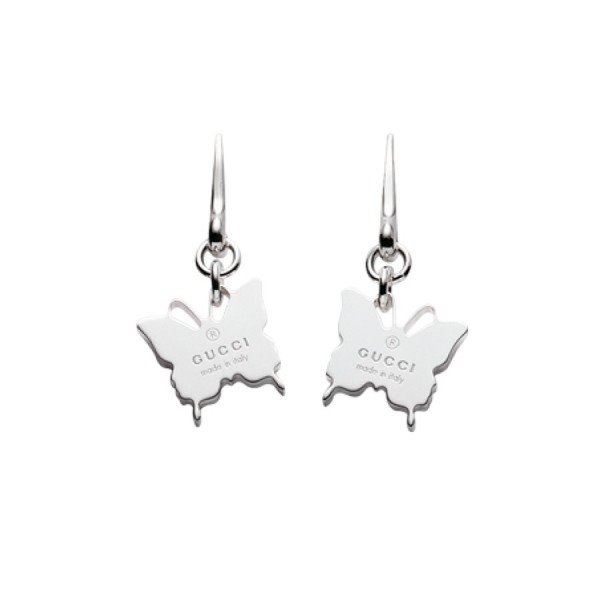 Orecchini Borchie Farfalla In Oro 9kt Su Argento 925 - 6mm - Punzonati UK
