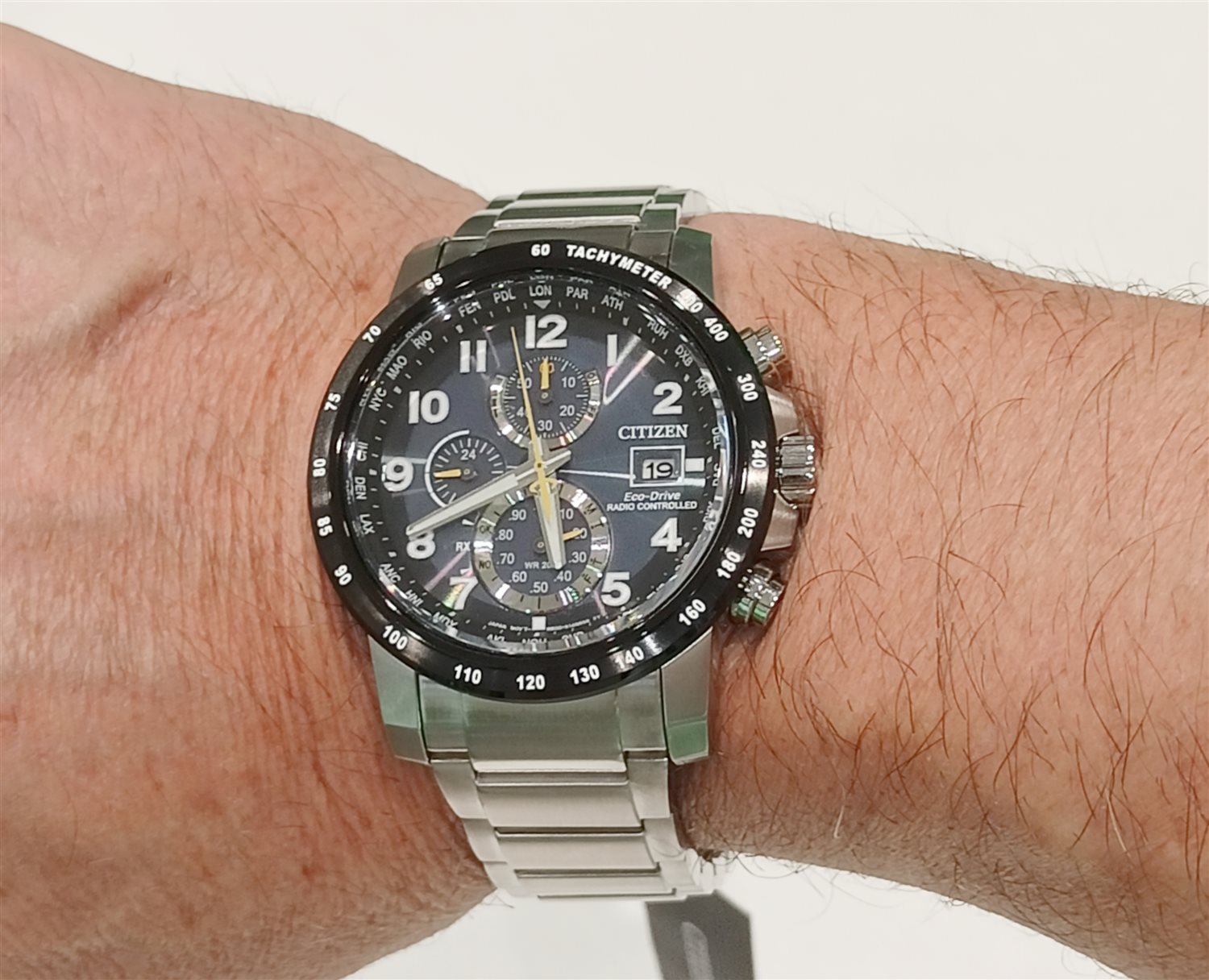 Oiritaly Watch Solar Man Citizen Radiocontrollato H800