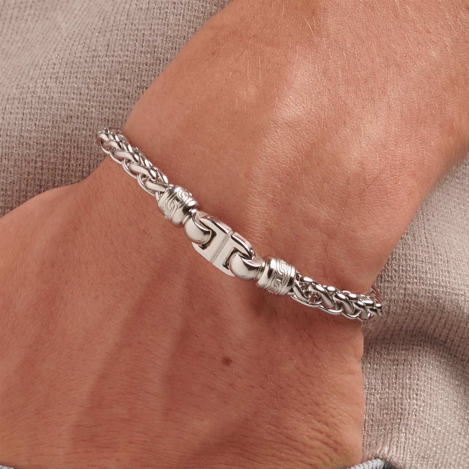 Oiritaly Bracelet Man Brosway BKC17 Knocker Steel