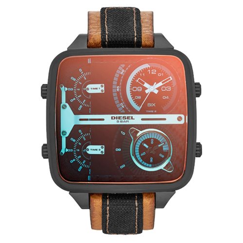Orologio Uomo Diesel in Acciaio e Pelle DZ7307 - Dartizio Gioielli