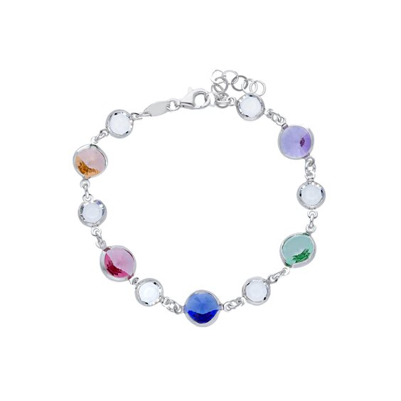 Oiritaly Bracciale Donna Gogo 212134 Moda Argento