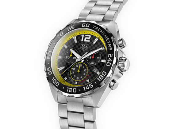 Tag Heuer Formula 1 cronografo quadrante nero Red lunetta Red numeri 622407 - Orologi replica