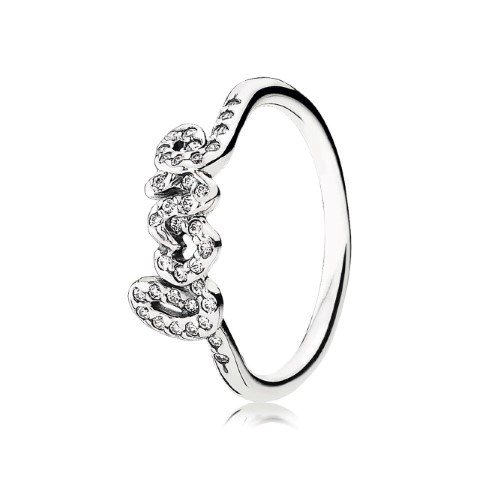 THOMAS SABO Anello Donna A V In Argento Sterling 925 – Larghezza 2mm – Modello TR2393-001-21 (Taglia 54)