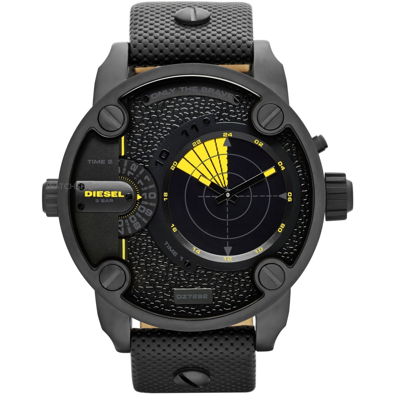 Orologio analogico Diesel color oro da uomo di lusso in