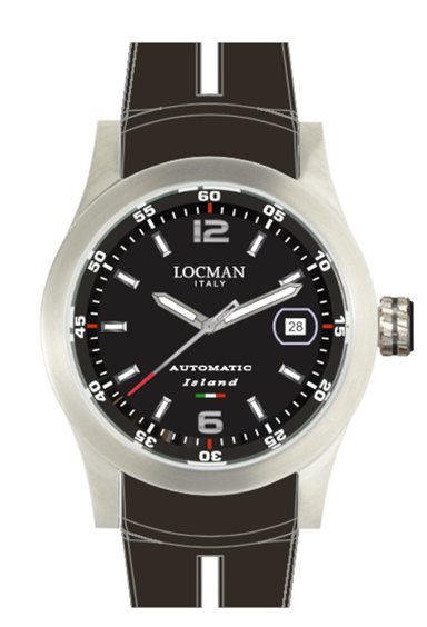 Oiritaly Orologio Meccanico Uomo Locman NUOVO ISLAND Orologi