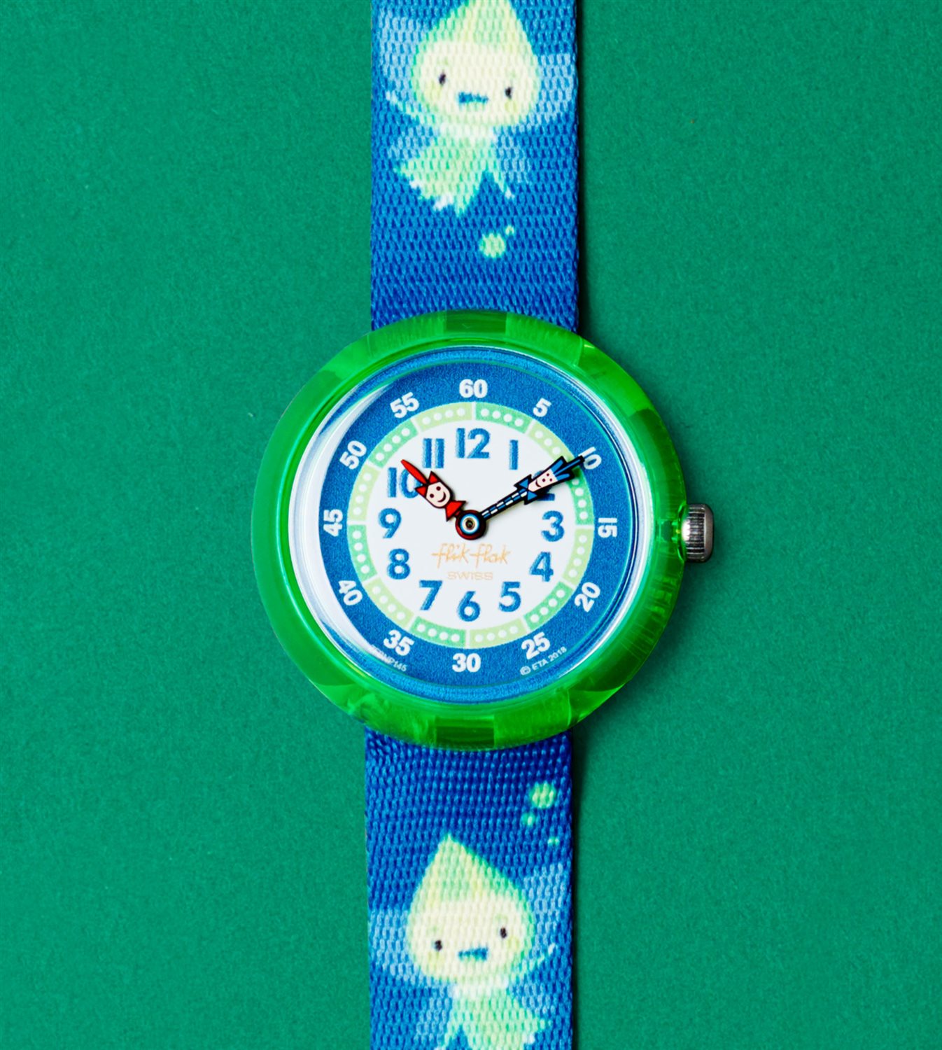 Oiritaly Watch Quartz Child Flik Flak Mystical Woods Watches