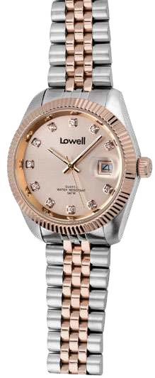 Orologio Lowell Donna Class Bicolor Stones in Acciaio PL4700-28X