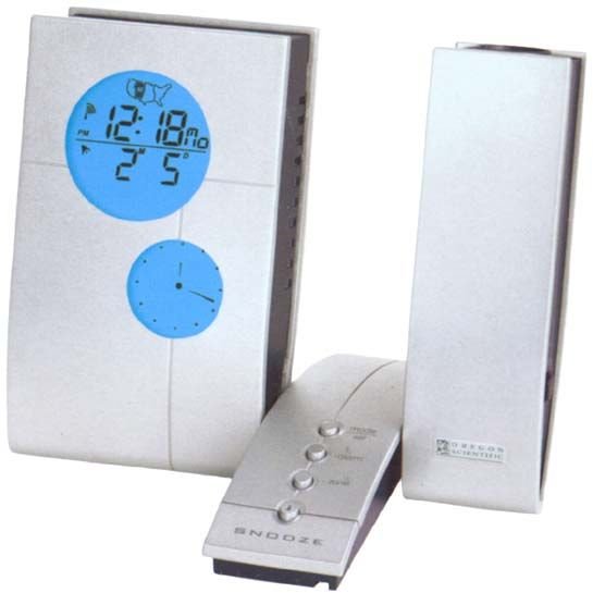 Oiritaly Wecker Oregon Scientific RM868P Aluminium