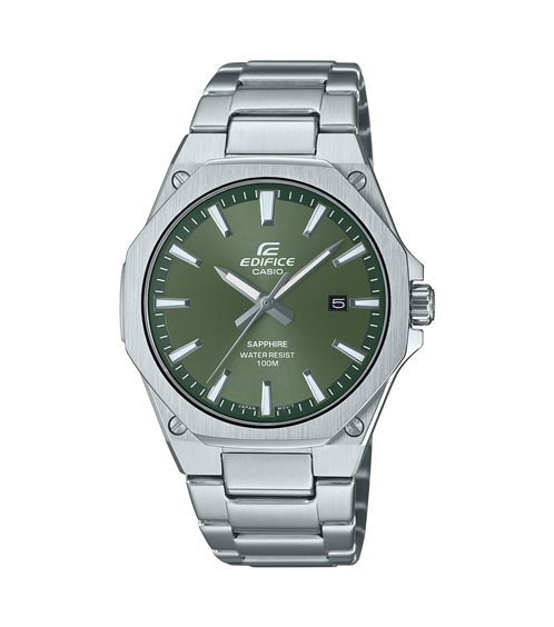 Casio Edifice EFR-573DB-1AVUEF Orologio Uomo Cronografo - Acciaio Inossidabile, Quadrante Nero, Vetro Minerale