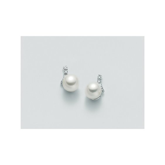 Orecchini - Donna - Miluna - PER958 - Perle - Oro Bianco - Foto 4