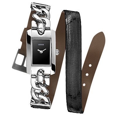 Cinturino Orologio Guess Nero Donna Oiritaly Orologio Al Quarzo