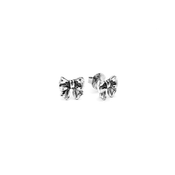 Orecchini a Cuore in Oro Bianco Diamanti e Rubini For Sale at diamanti n
