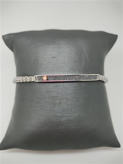 Cane Etichetta 925 Pendente Argento Sterling Militare