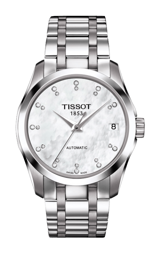 TISSOT Couturier Automatico in acciaio Argenté AUT Ref. T0354281103100