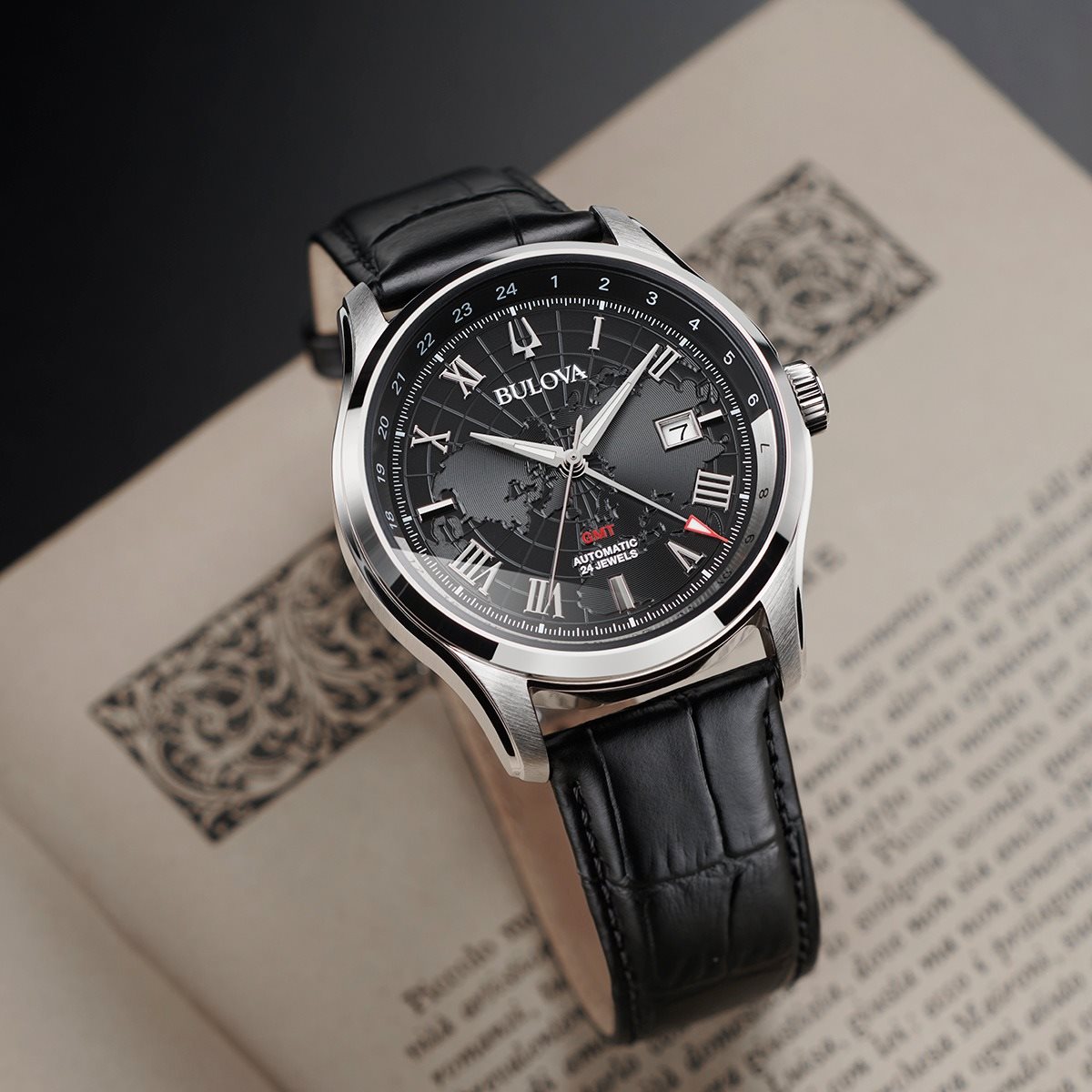 Oiritaly Watch - Mechanical - Man - Bulova - 96B387 - Wilton Gmt - Watches