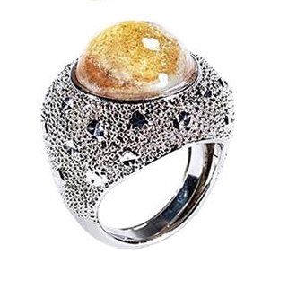 Bague Antica Murrina - Bijou Ancien/neuf, Style Verre Murrin, Pour Femme