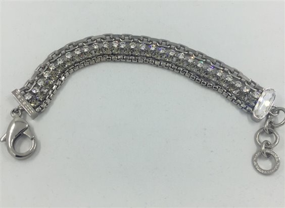 Rebecca Bracciale Donna Myworld Mypavè - Bronzo Placcato Oro Con Perle, Chiusura A Moschettone (cod. BWXBXX94) - 6
