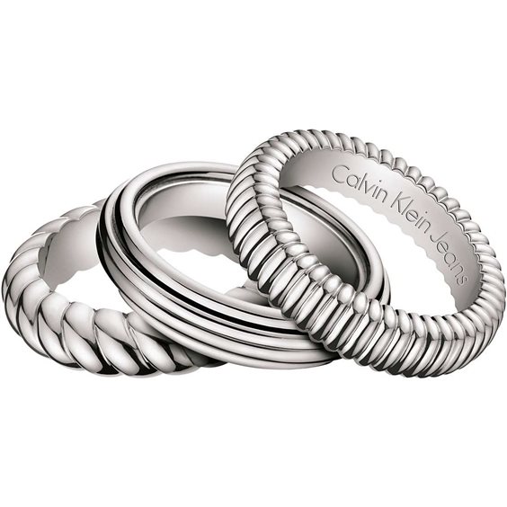 bague 3 anneaux calvin klein