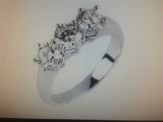 Oiritaly Anello Donna Namuri TB1081-60 Oro bianco