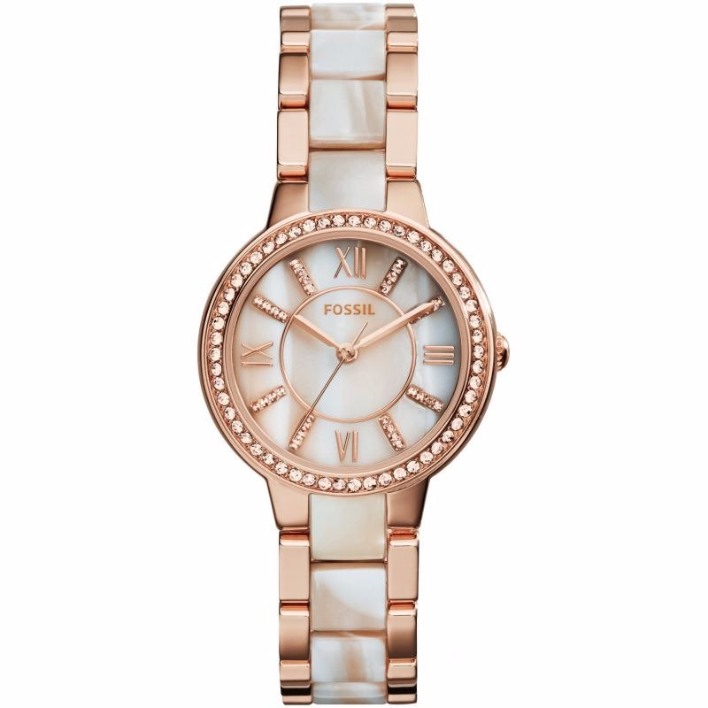 Montre Fossil Pour Femme - Cadran Blanc - Bon état - Élégante Et Formelle