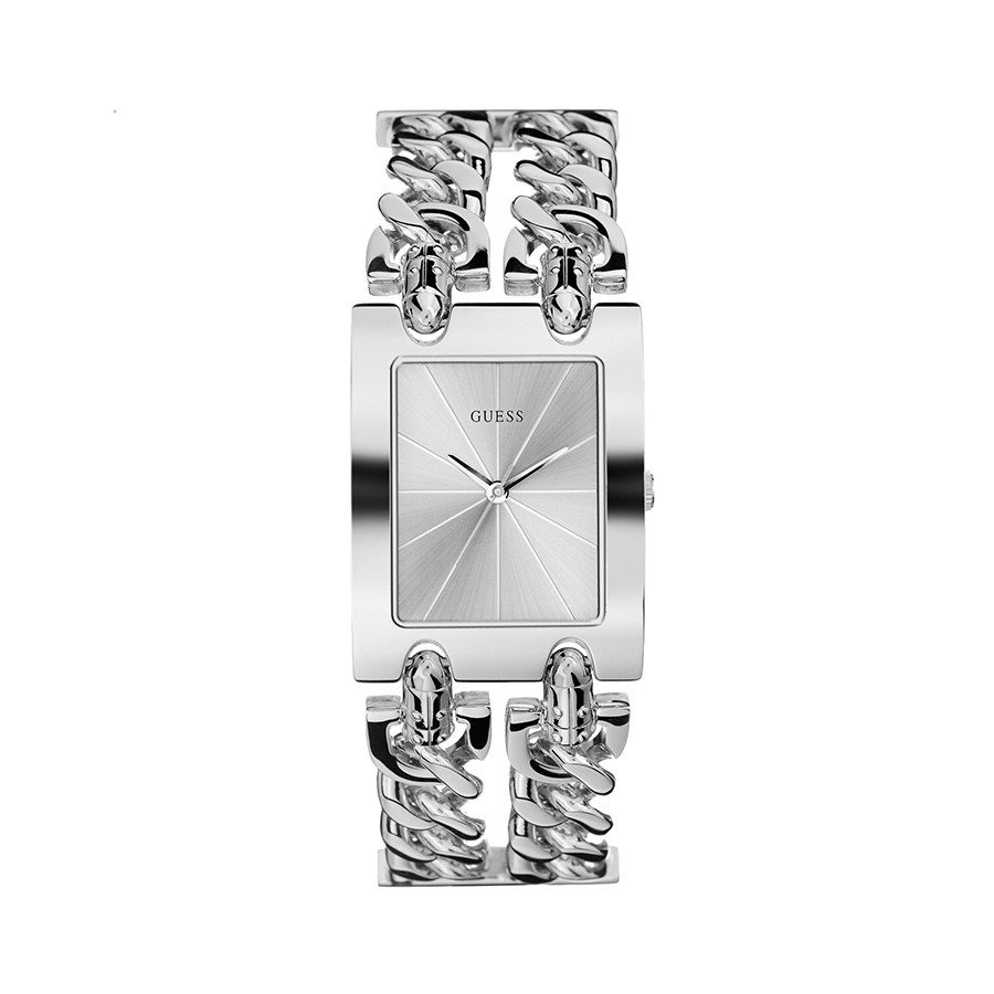 Guess Orologio Donna Multifunzione con Cristalli e Cinturino in Gomma W14555L1 - L'Orologiaio