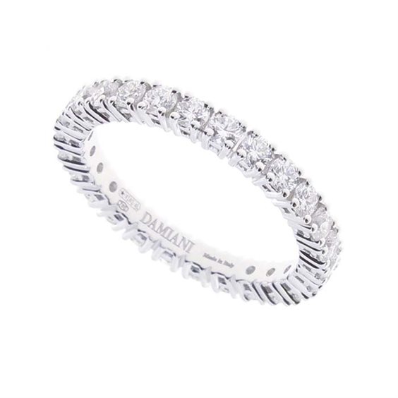 Oiritaly Ring Woman Damiani 20090840 Luce White Gold
