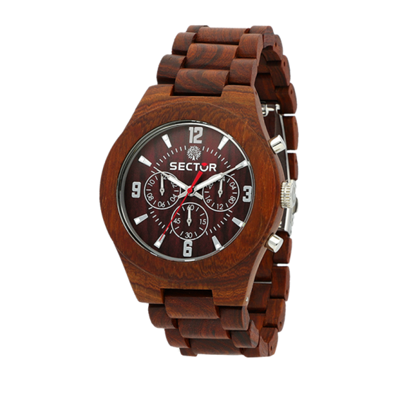 Cronografo Orologio Wurth Legno Oiritaly Orologio Al Quarzo Uomo