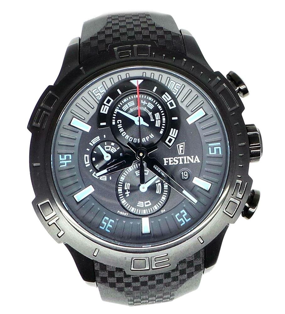 Orologio Festina F20567/4 Uomo | Classico Nero Con Cinturino In Pelle - 3