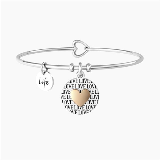 Bracciale KIDULT LOVE in acciaio 316L - 731707 CUORE | FRIENDS a s