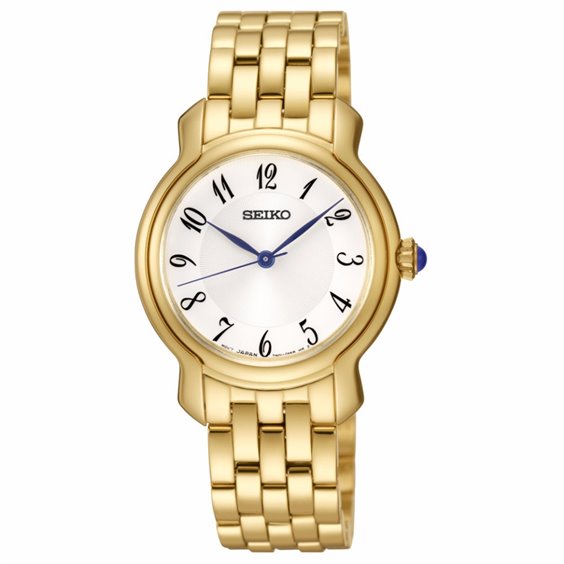 Orologio da donna Seiko SUR578P1 in acciaio dorato bicolore - Joyeriacanovas