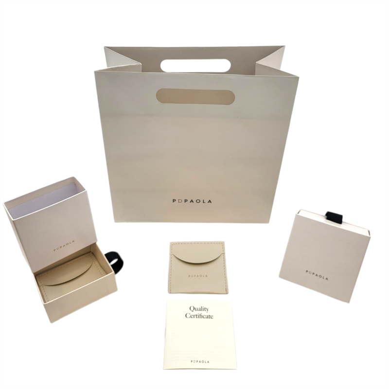 Orecchini A Cerchio PD Paola In Argento 925 Con Zirconi – Colore Oro, Donna - 3