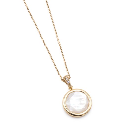 Collana con rosa in madreperla | Marlù Gioielli