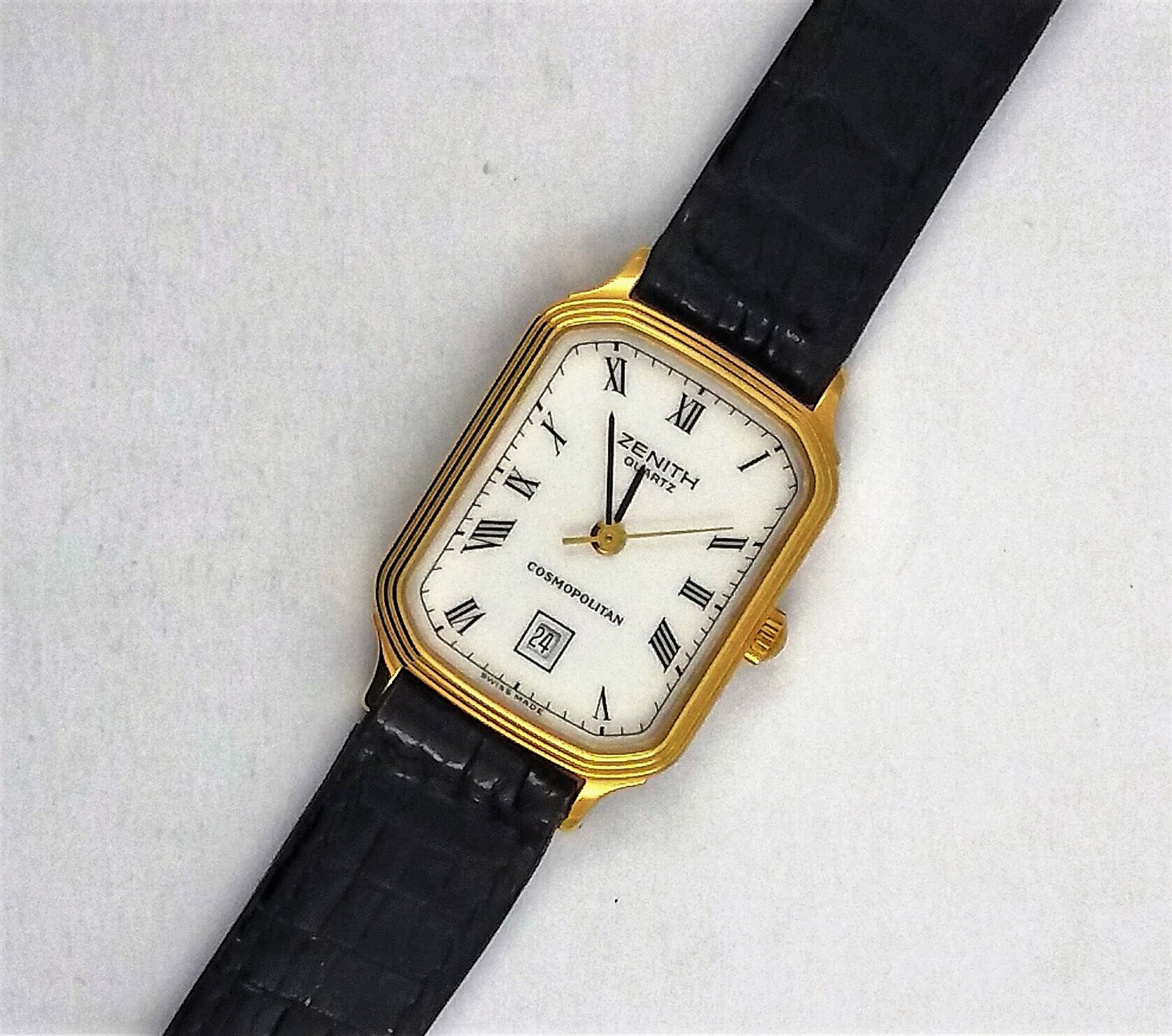 Montre Zenith Lady Cosmopolitan - Acier Plaqué Or, Cadran Jaune, Neuve Avec étiquettes