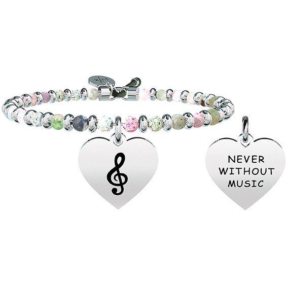 KIDULT Bracciale Rigido Free Time - Acciaio 316L Con Pendente A Forma Di Plettro - copertina