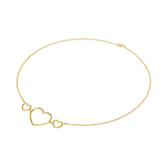 Collana Raggi in Oro Giallo 18kt con Stella Grande