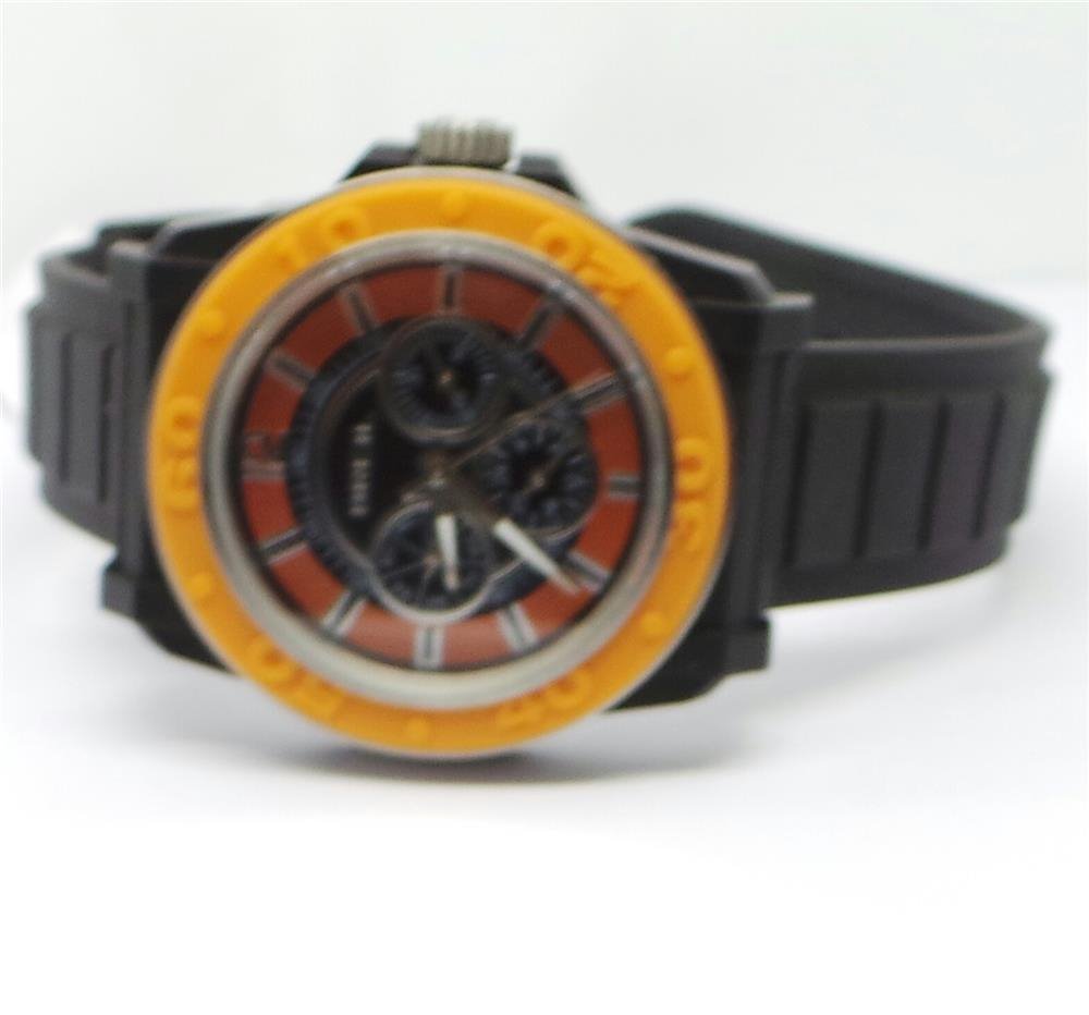 Breil Orologio Uomo TW1481 - Quarzo, Cassa 42mm Acciaio IP Nero, Cinturino Pelle, Datario, Vetro Minerale