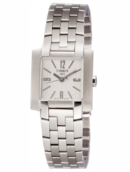 Tissot T52248113 Orologio Da Donna Al Quarzo – Cassa In Acciaio 34mm, Vetro Zaffiro, Quadrante Bianco, Impermeabile 30m