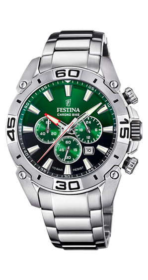 Festina Orologio Uomo F20352/3 - Cassa Acciaio 43mm - Quadrante Blu - Movimento Quarzo - Impermeabile 100m