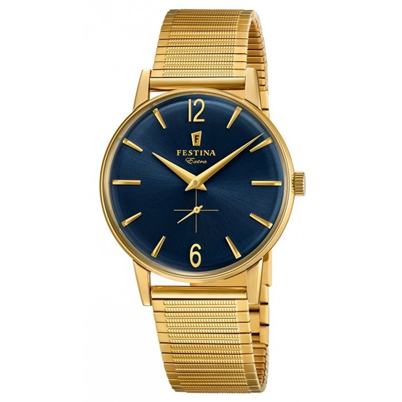 Orologio Festina Uomo Extra in Acciaio placcato oro giallo F20251/4