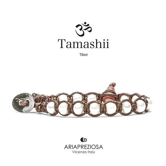 Bracciale Tamashii Tibetano Diaspro Grigio Striato BHS900-226