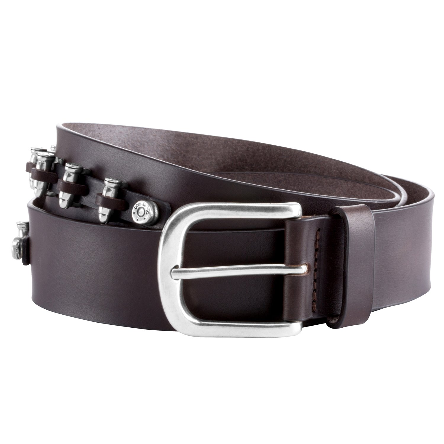 Cintura Unode50 in Pelle CIN0135MARMTL0L