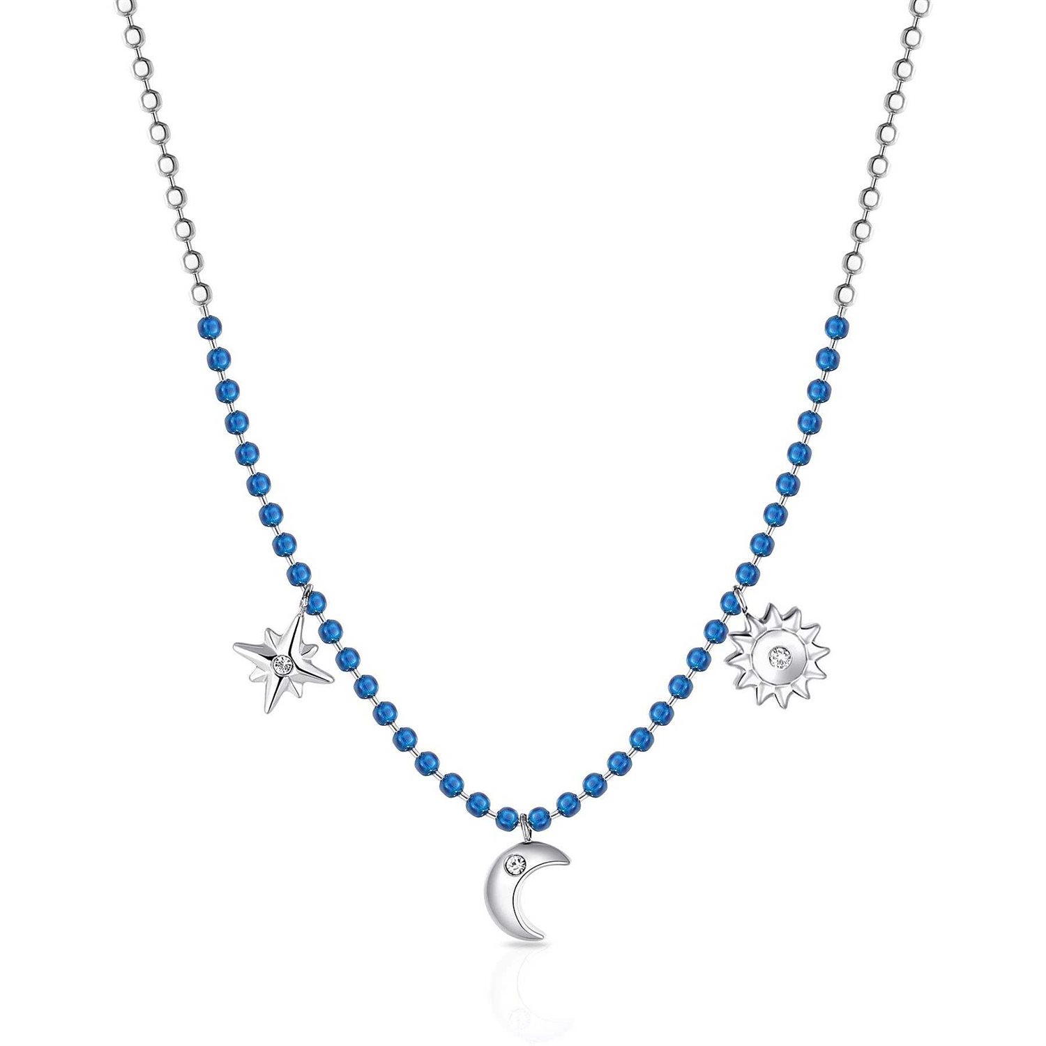 Elementi In Vetro Di Cristallo Con Strass Per Bracciale E Collana, P-74