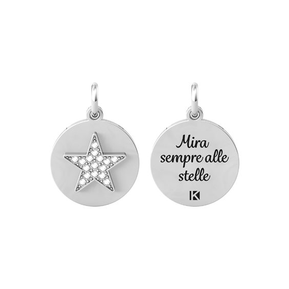 MTS Creole Nr. 4944 - Pendente da donna con zirconia cubica, acciaio