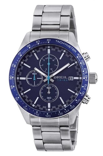 Cronografo Uomo Breil Tribe Uomo Blu Orologio Breil Tribe Fast